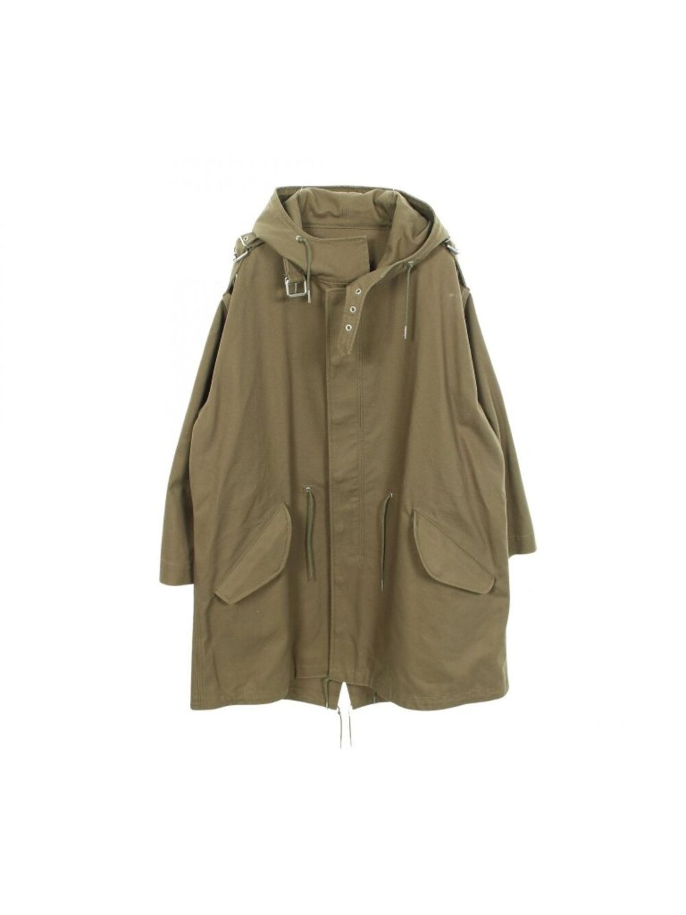 Celine Mod Coat Christian Marclay Military with Hood Cotton